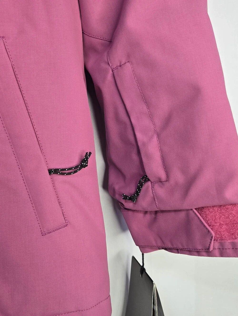 Volcom Size S Pink Relaxed Fit Hooded Performance Jacket, Water Resistant NWT
